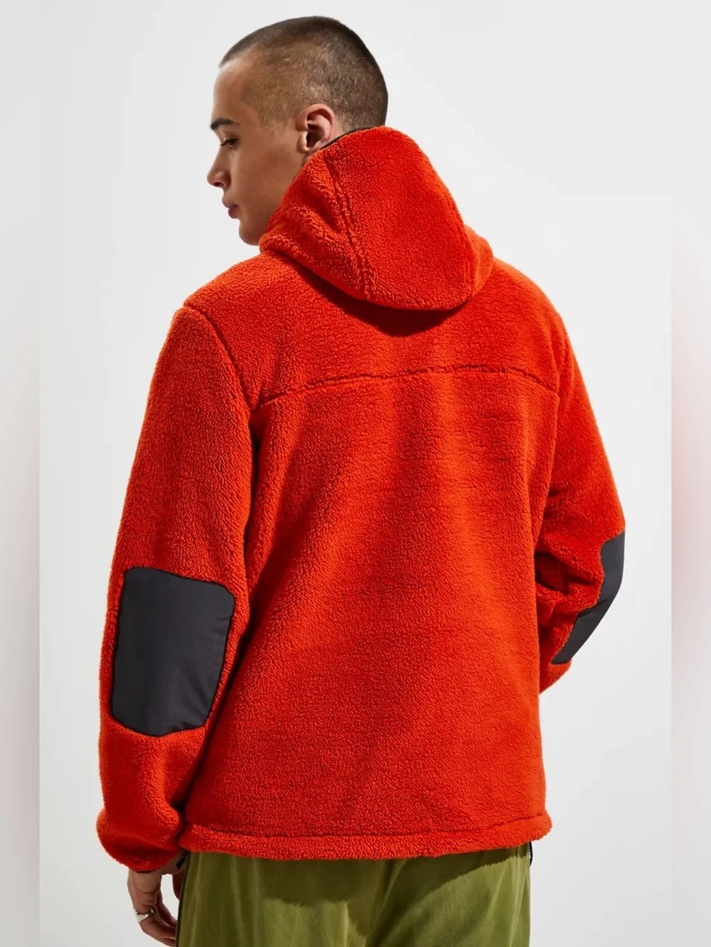 Urban Outfitters x The North Face Campshire Sherpa Fleece Hoodie Sweatshirt M